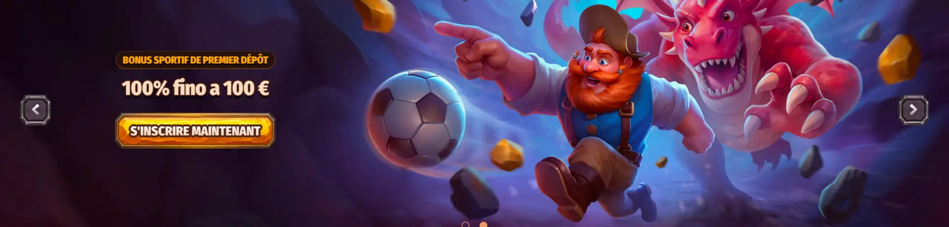 Jusqu'à 500€ + 200 Free Spins + 1 Bonus Crab